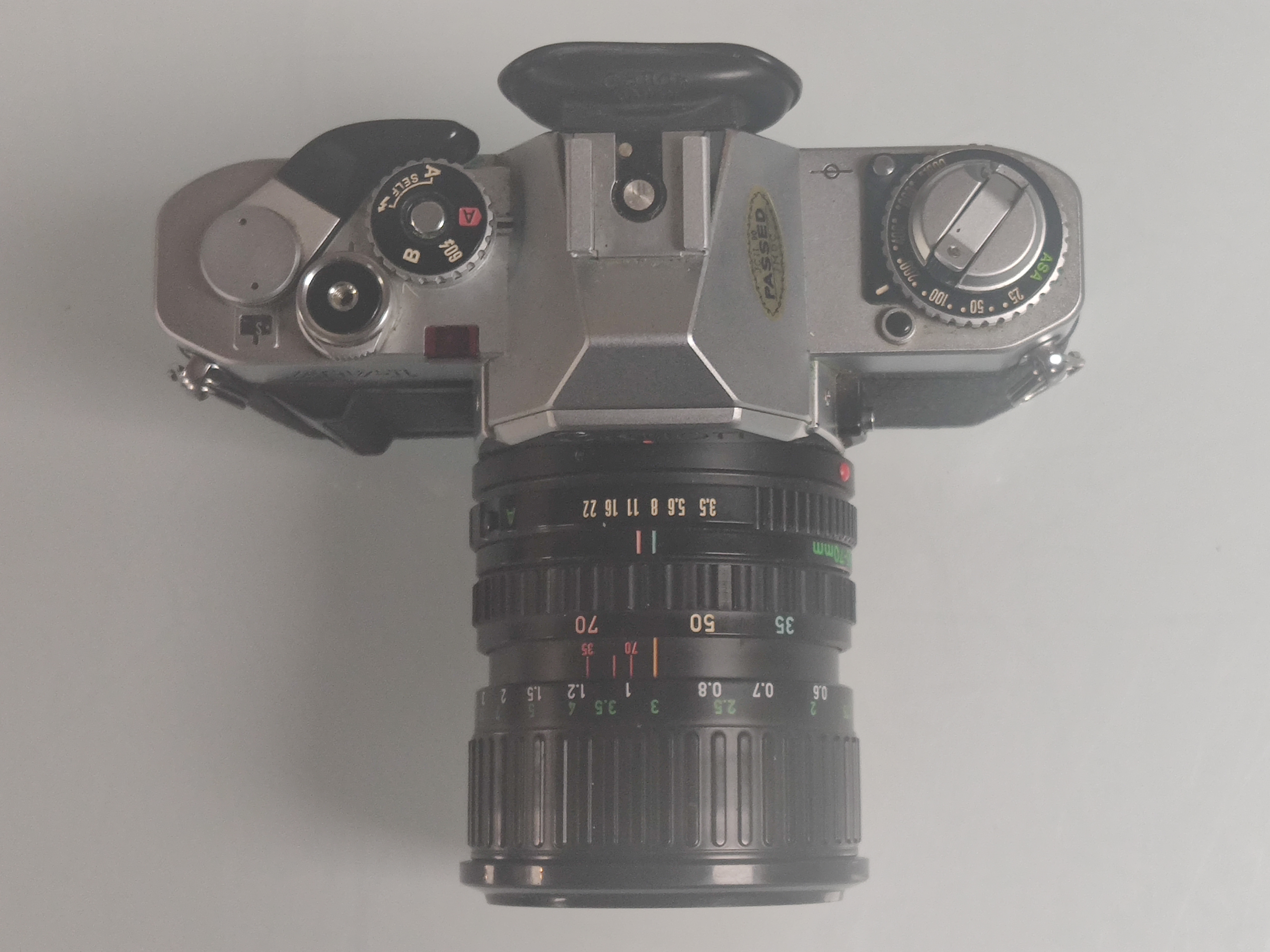 A Canon SLR AV-1 Camera 35mm With A Canon 35-70mm Lens and Case. - Image 3 of 5