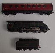 A Very Rare Collectable Hornby Dublo 3211 Mallard 60022 Engine and Tender and A Flying Scotsman C...