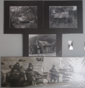 A Lovely Collection of 5 X Prints Depicting Scenes and People From Australia Circa 1900s.