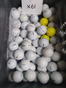 61 Various Golf Balls. To Include Titleist – Nike – Wilson Staff. Very Good Clean Condition.