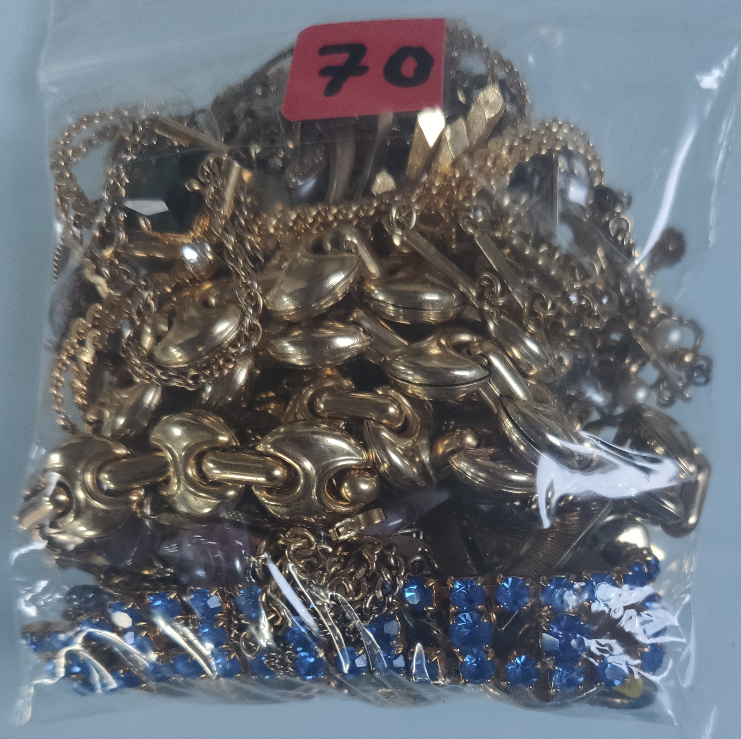 A Collection of Yellow Metal Jewellery In A Bag. Approximately 356G. - Image 2 of 2