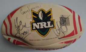 A Fully Signed St George Illawarra Dragons Rugby Ball From Australia.