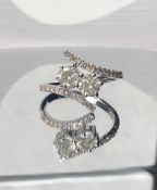 Beautiful Natural 1.15 Carat Diamond Ring With 18k White Gold