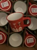 12 Christmas Mugs