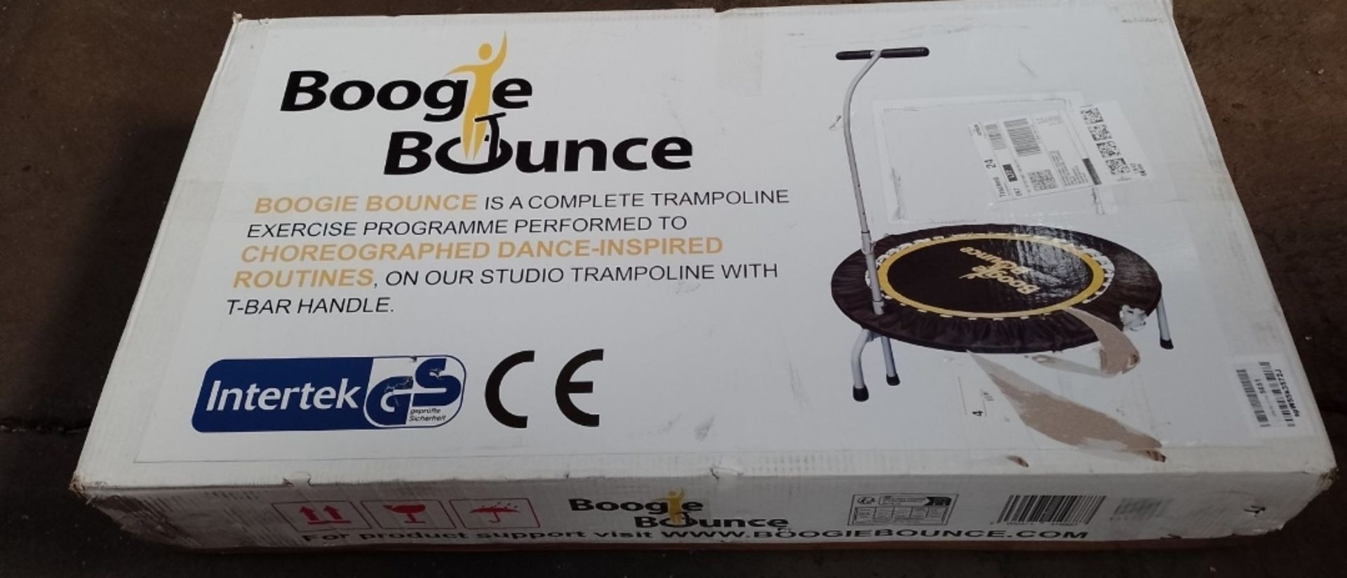 RRP £132.89 Boogie Bounce Studio Rebounder | Folding & Super-Quiet - Image 2 of 2