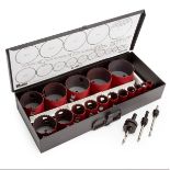 Morse MHS19GP 19 Piece Advance Bi-Metal Holesaw Kit Retail £229.99 Hole Saw Diameters – 19 - 83...