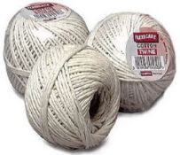 3 x Flexocare White Twine - 35M, Retail Packs of 24 Balls