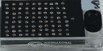 IGI Certified Sealed 3.33ct. "" Diamond D Box ""