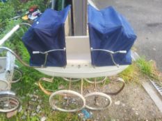 Vintage Pushchair Silvercross Twin Coach Built Pram