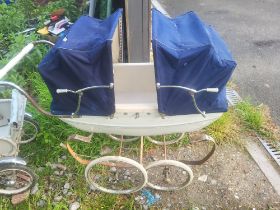 Vintage Pushchair Silvercross Twin Coach Built Pram