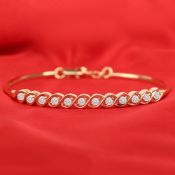 14 K / 585 Yellow Gold Diamond Bracelet