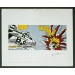 Roy Lichtenstein Whaam! 1-Panel Diptych USA 1984 1963 (#0282)