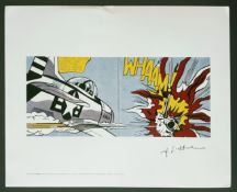 Roy Lichtenstein Whaam! 1-Panel Diptych USA 1984 1963 (#0282)