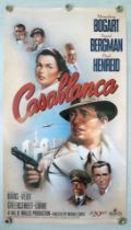 Casablanca Poster Humphrey Bogart Ingrid Bergman 1988 (#0038)