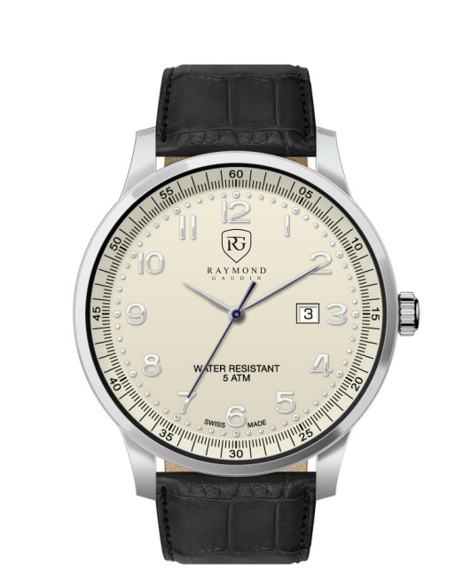 Men's Raymond Gaudin Chronograph RG715 Watch - Swiss Made - Box & Papers - Image 2 of 2