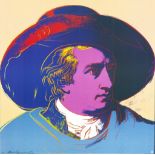 ​Andy Warhol Goethe Original Screenprint Pink Tall 98x97cm (#0541)