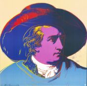 ​Andy Warhol Goethe Original Screenprint Pink Tall 98x97cm (#0541)
