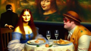 Mr. Jerusalem- (Elton John Having Dinner With Mona Lisa) D-1