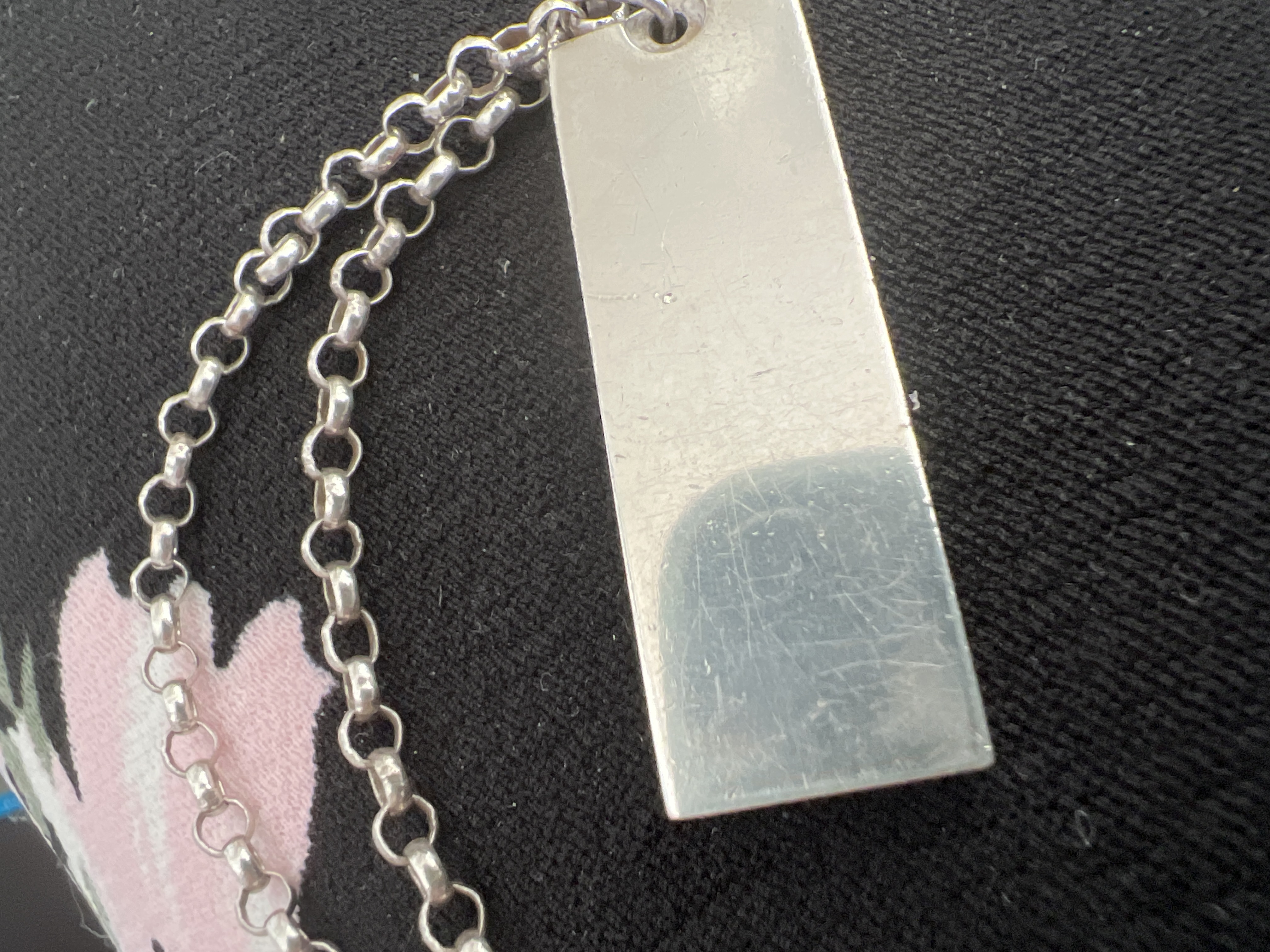 Silver Bar and Chain - Image 3 of 4