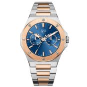 Mens Raymond Gaudin Chronograph Watch - Model RG300 Rose Gold