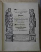 [Books] Utopia By Sir Thomas More Trans. Raphe Robinson 1808 Dibdin Edition