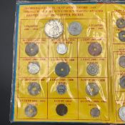 Indochine-Annam Vietnam Antique & Vintage Coins Collection Book, 34 Coins