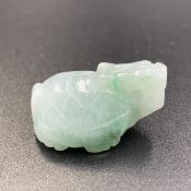 Awesome Hand Carved Natural Jadeite Turtle