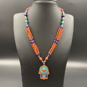 Beautiful Tibetan Nepalese Beads Necklace
