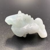 94.25 Cts Natural Hand Carved Jadeite Horse From Myanmar