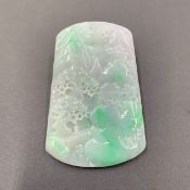 Natural Hand Carved Beautiful Scenic Jadeite From Burma (Myanmar)