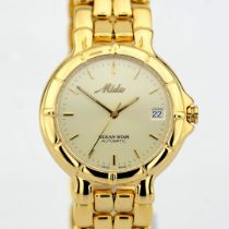 Mido / Ocean Star Automatic Date - Gentlemen's Gold-plated Wristwatch