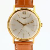 Longines / Vintage Automatic Date - Gentlemen's Steel Wristwatch