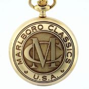 Marlboro / Classic USA / Incabloc - Gentlemen's Steel Pocket Watch