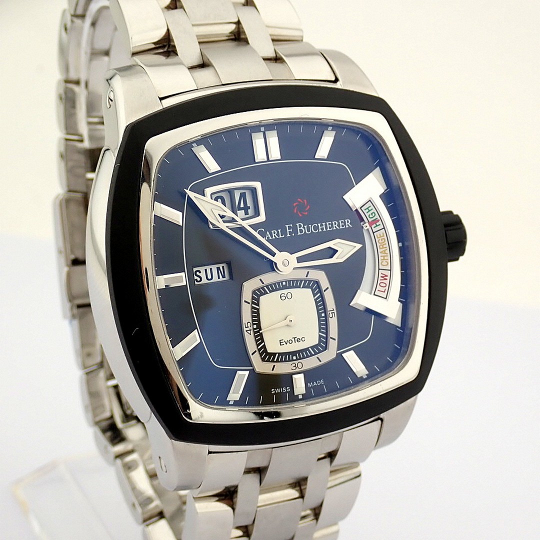 Carl F. Bucherer / Patravi Evotec Power Reserve - Gentlemen's Steel Wristwatch - Image 11 of 12