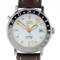 CAMEL / Greenwich Mean Time Date - (Unworn) Gentlemen's Steel Wristwatch