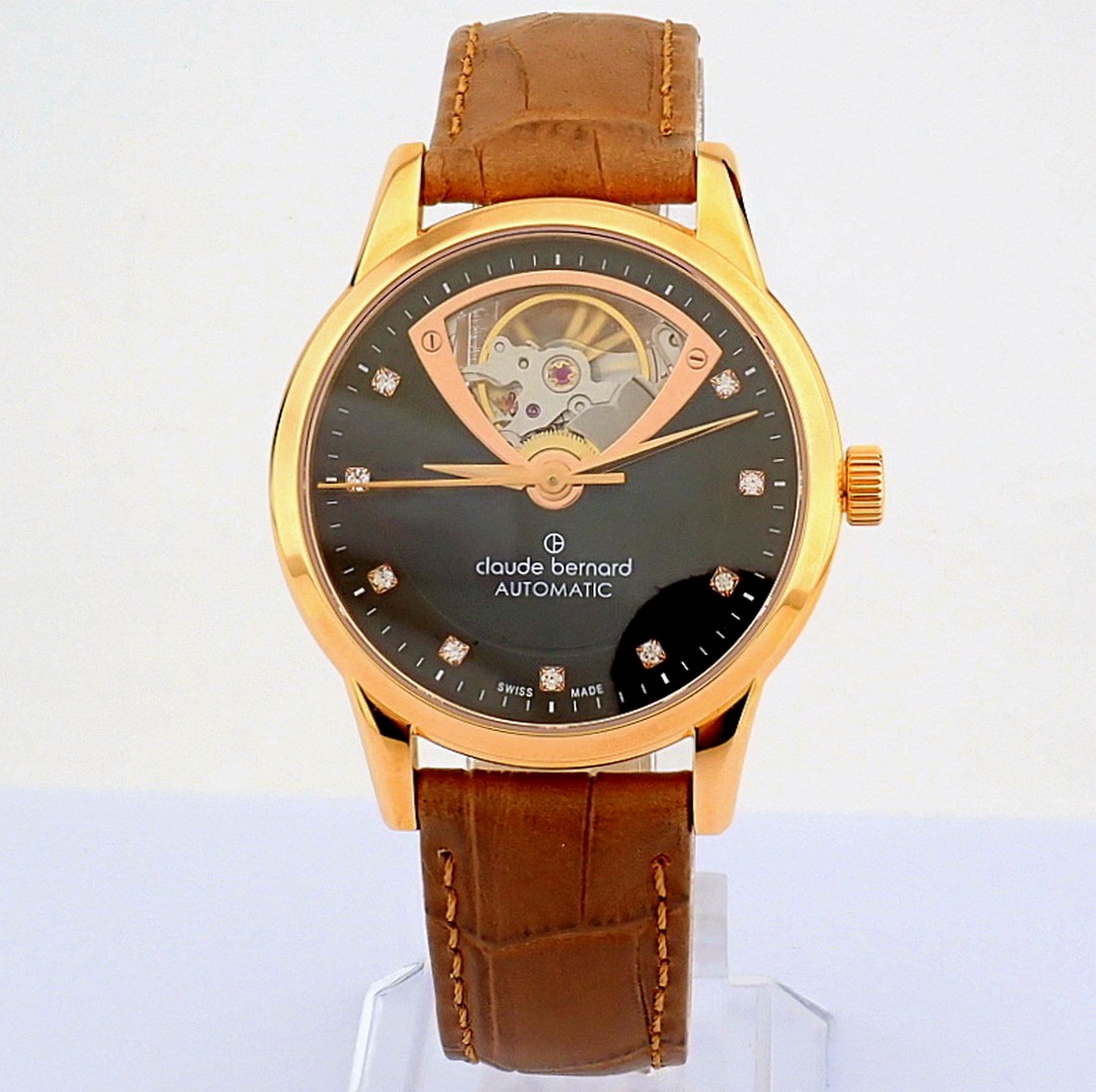 Claude Bernard / Open Heart / Automatic Full Set - (New) Leather / Unisex - Image 4 of 11