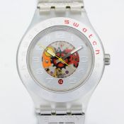 Swatch / Diaphane Irony Automatic - (Unworn) Unisex Steel Wristwatch