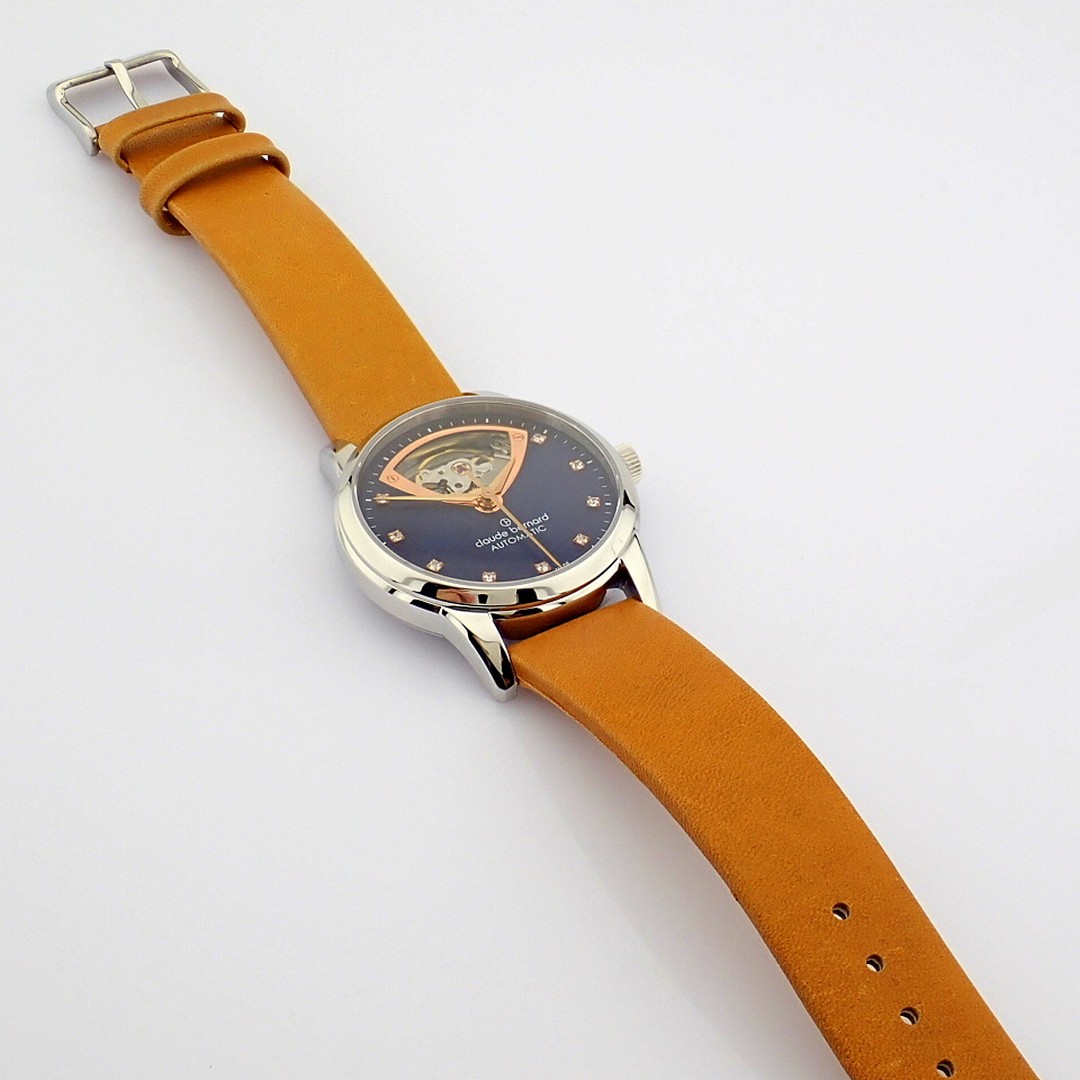 Claude Bernard / Open Heart / Automatic Full Set - (New) Leather / Unisex - Image 5 of 10