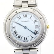 Cartier / Santos de Cartier - Ladies Steel Wristwatch