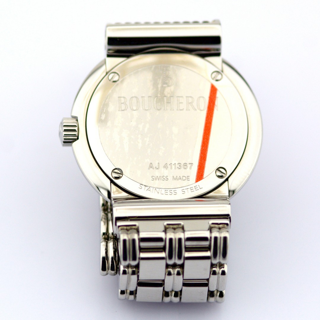 Boucheron / AJ 411367 Diamond Case Mother of Pearl - Ladies Steel Wristwatch - Image 13 of 13