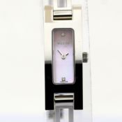 Gucci / 3900L Diamond Dial, Mother of Pearl - (Unworn) Ladies Steel Wristwatch