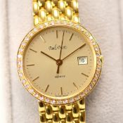 Paul Picot / Diamond - Ladies Yellow Gold Wristwatch