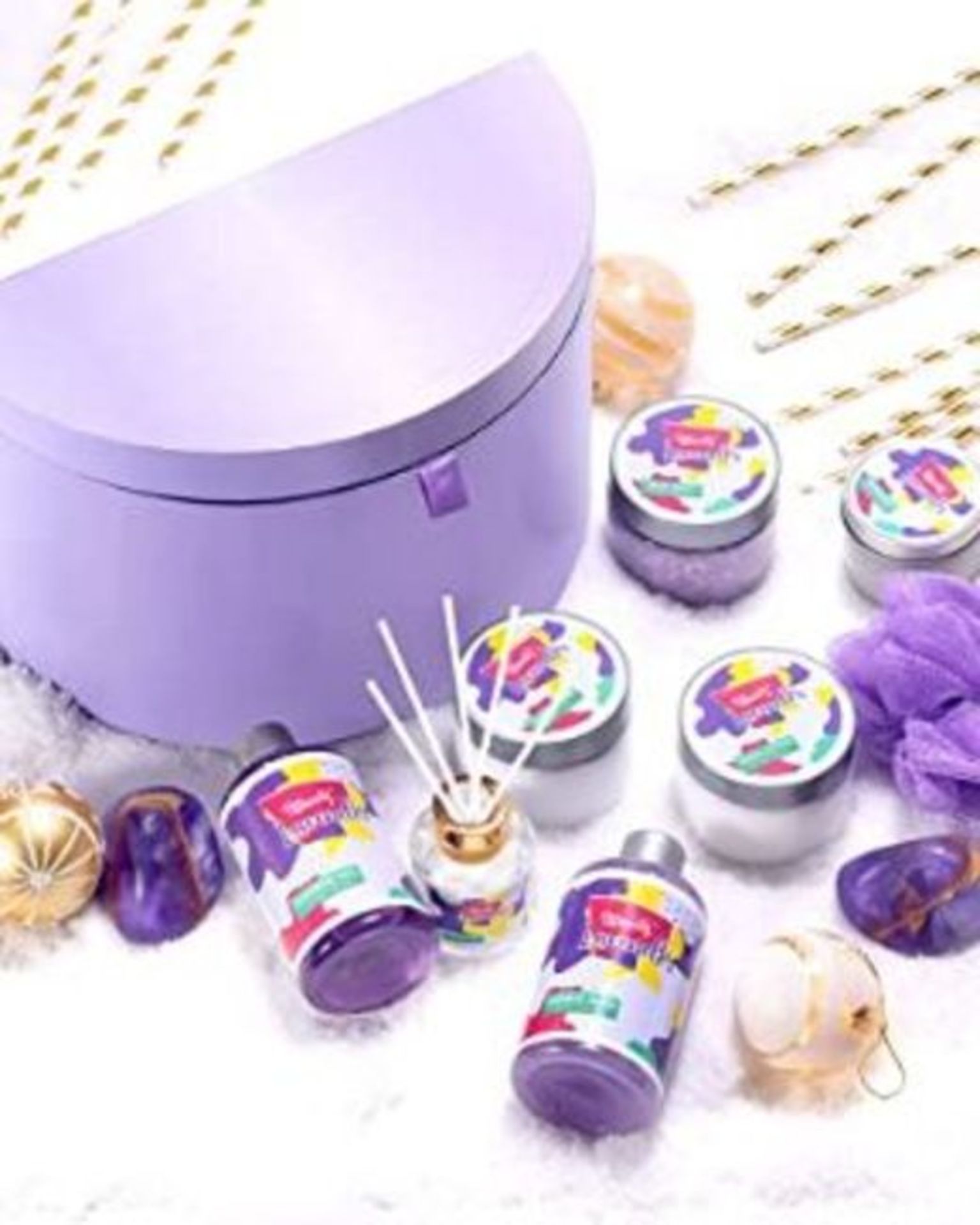 New Packaged Lavender Bath & Shower Jewellery Box. RRP £44.99 Each. 10Pcs