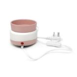 Electric Ceramic Wax Melt, Essential Oil and Candle Warmer In Pink