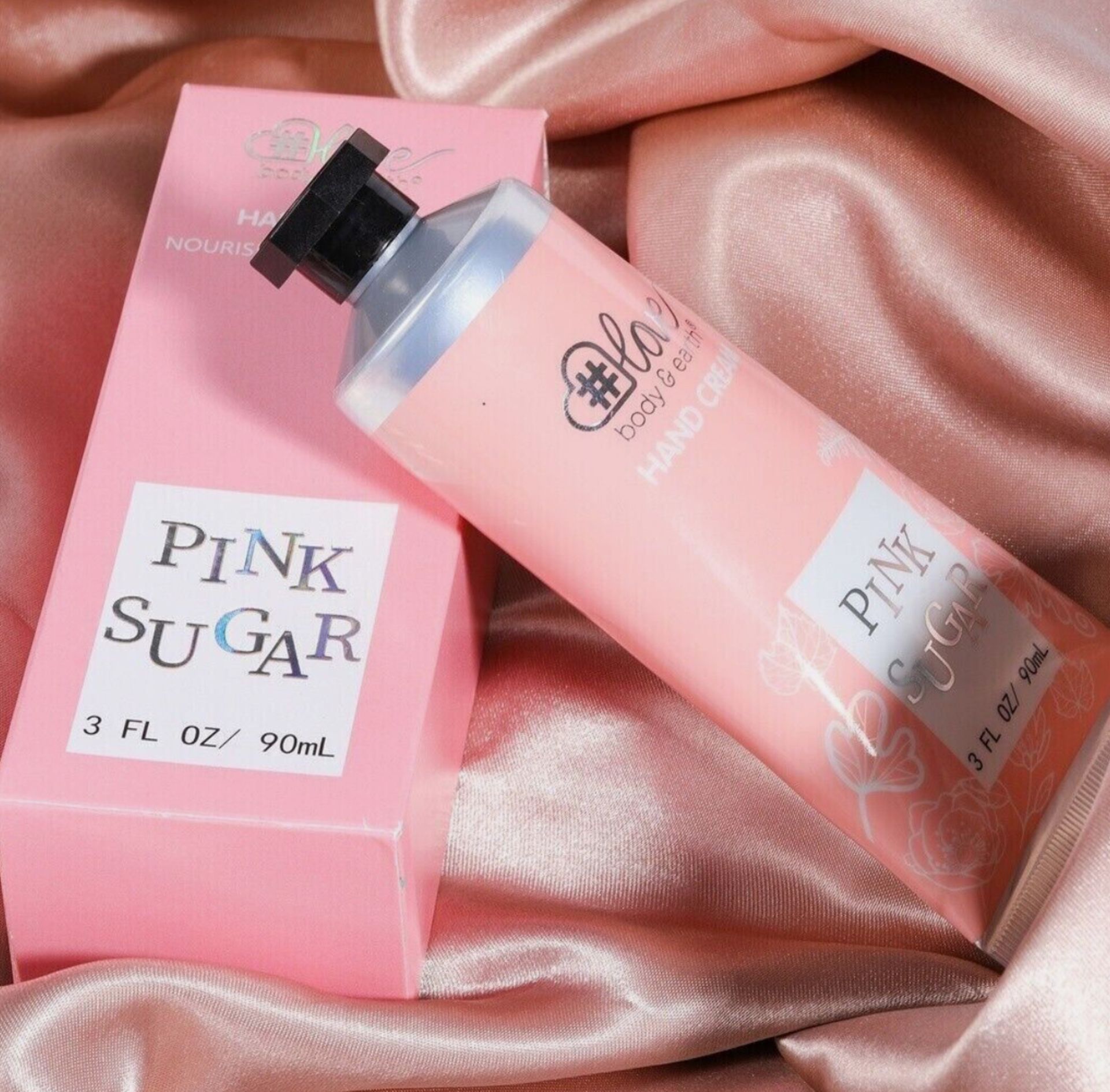 2 x Pink Sugar Hand Cream Moisturiser 4 Dry Hands, Shea Butter Vitamin E Enriched - Image 4 of 6