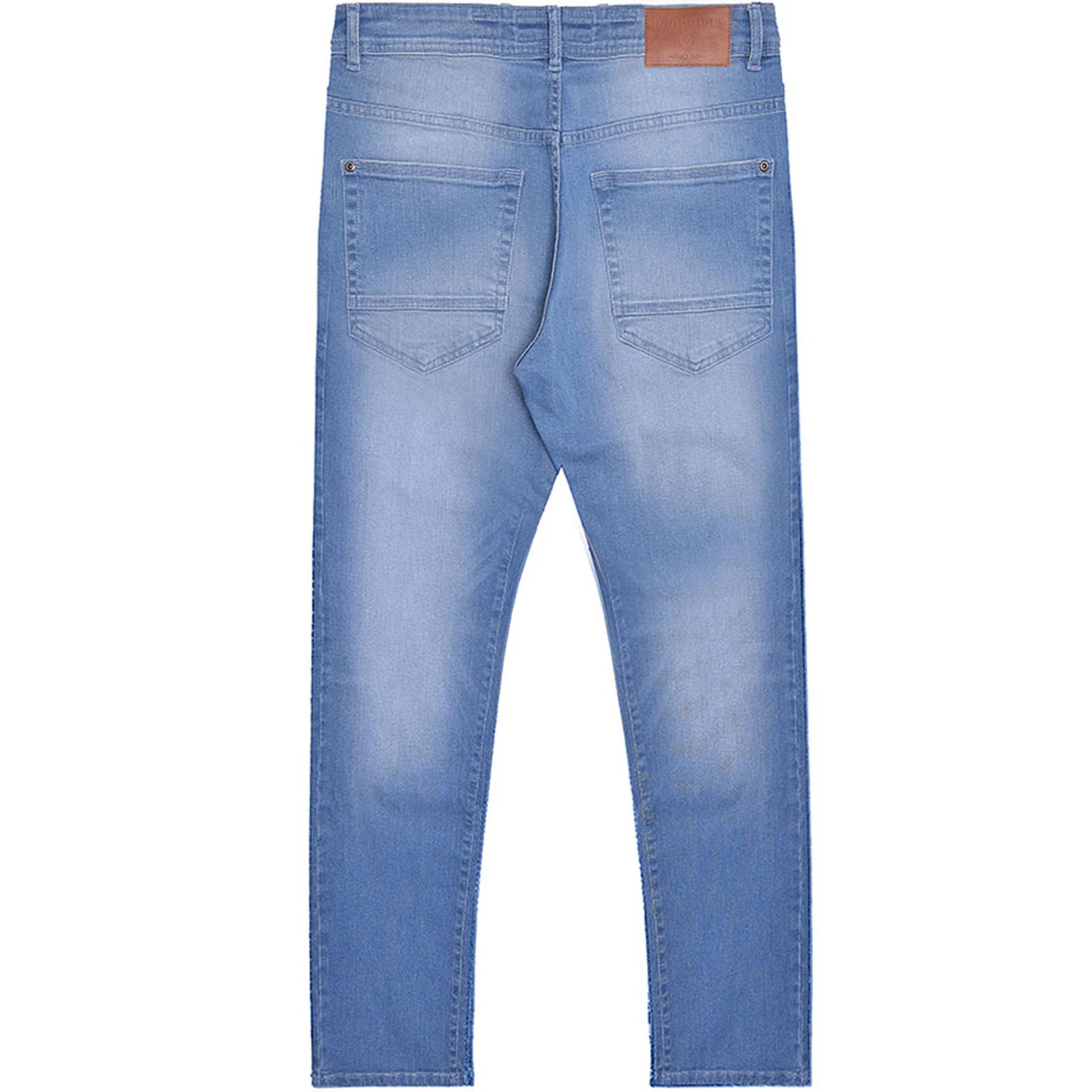 Lambretta Mens Chester Straight Fit Denim Jeans - Light Blue Size 38 RRP £60 - Image 2 of 5