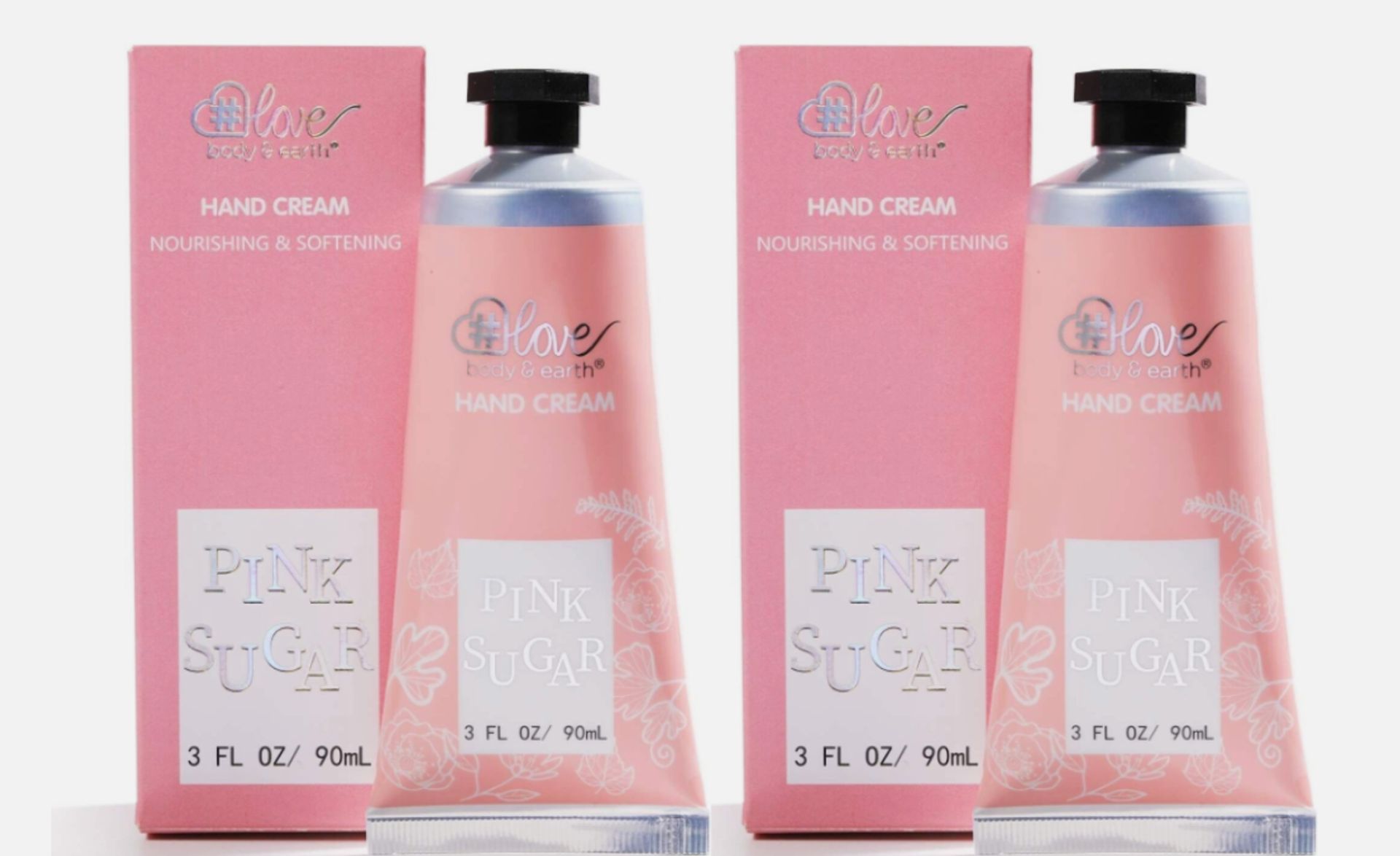 2 x Pink Sugar Hand Cream Moisturiser 4 Dry Hands, Shea Butter Vitamin E Enriched - Image 3 of 6