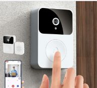 Smart Video Doorbell Home Intercom, Smart Wireless Remote Video Doorbell, High-Definition Night