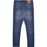 Lambretta Mens Chester Straight Fit Denim Jeans - Tinted Blue Size 36 RRP £60