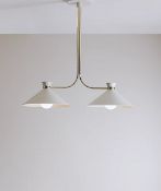 Brand New GoodHome Apennin Matt Cream 2 Lamp Pendant Ceiling Light, (Dia)350mm RRP £22